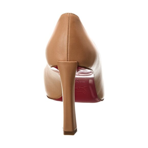 NIB Christian Louboutin Condora Nude 85 Leather Pump, EU 39, #1230562, Retired - Picture 3 of 14